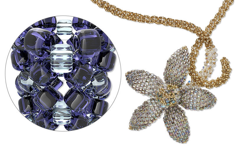Beaded flower
